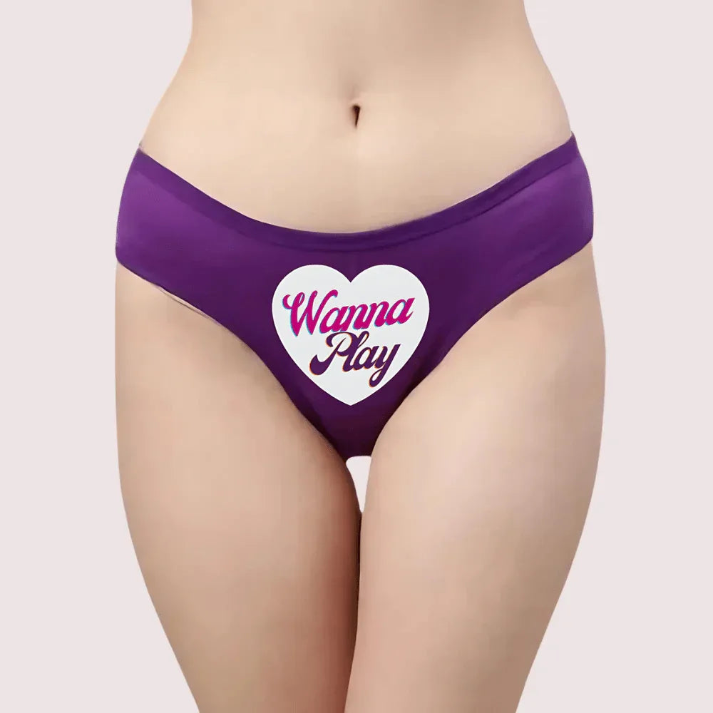 Wanna Play in Style- Heart-themed Custom Panty Veloura Intimate
