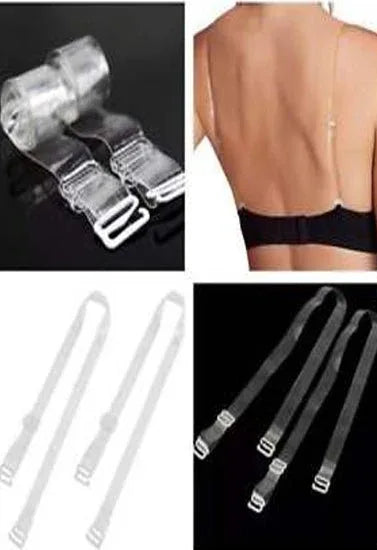 "White" Transparent Strap Bra Veloura Intimate