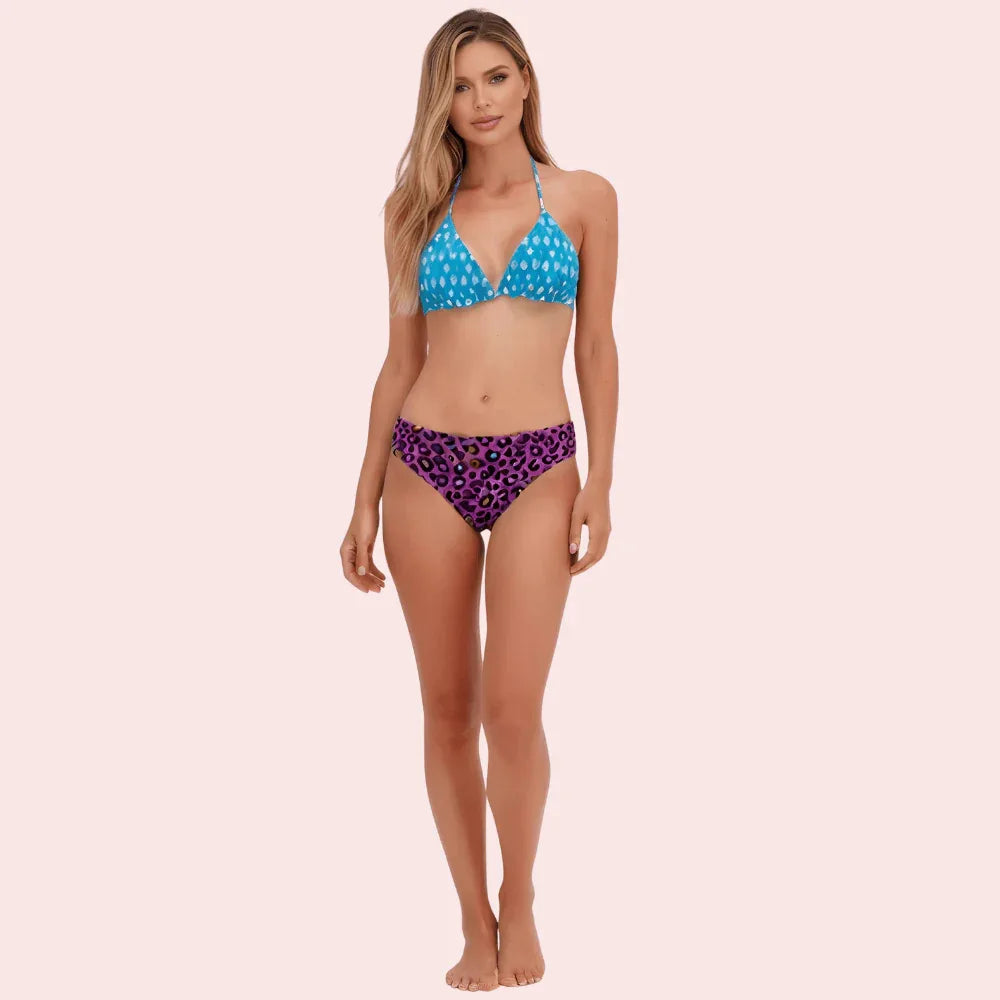 Wild Orchid Leopard Bikini Bottom (Bottom Only) Veloura Intimate