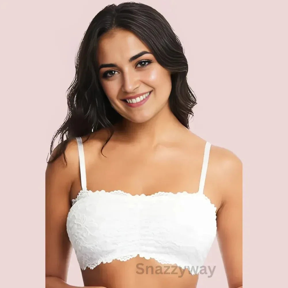 Women's Amber Tube Bra with Custom Fit Straps Veloura Intimate