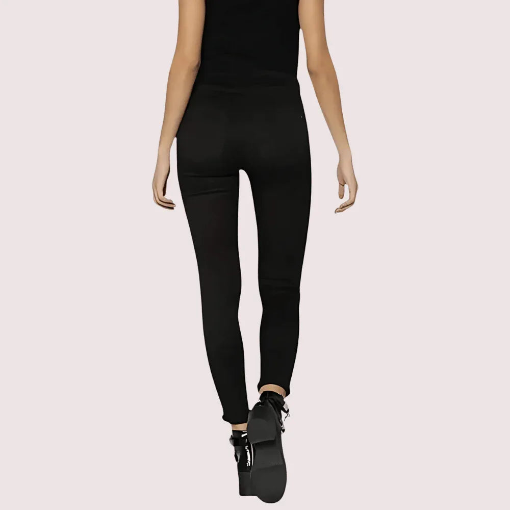 Women's Classic High Waist Royal Black Skinny Jeans Veloura Intimate
