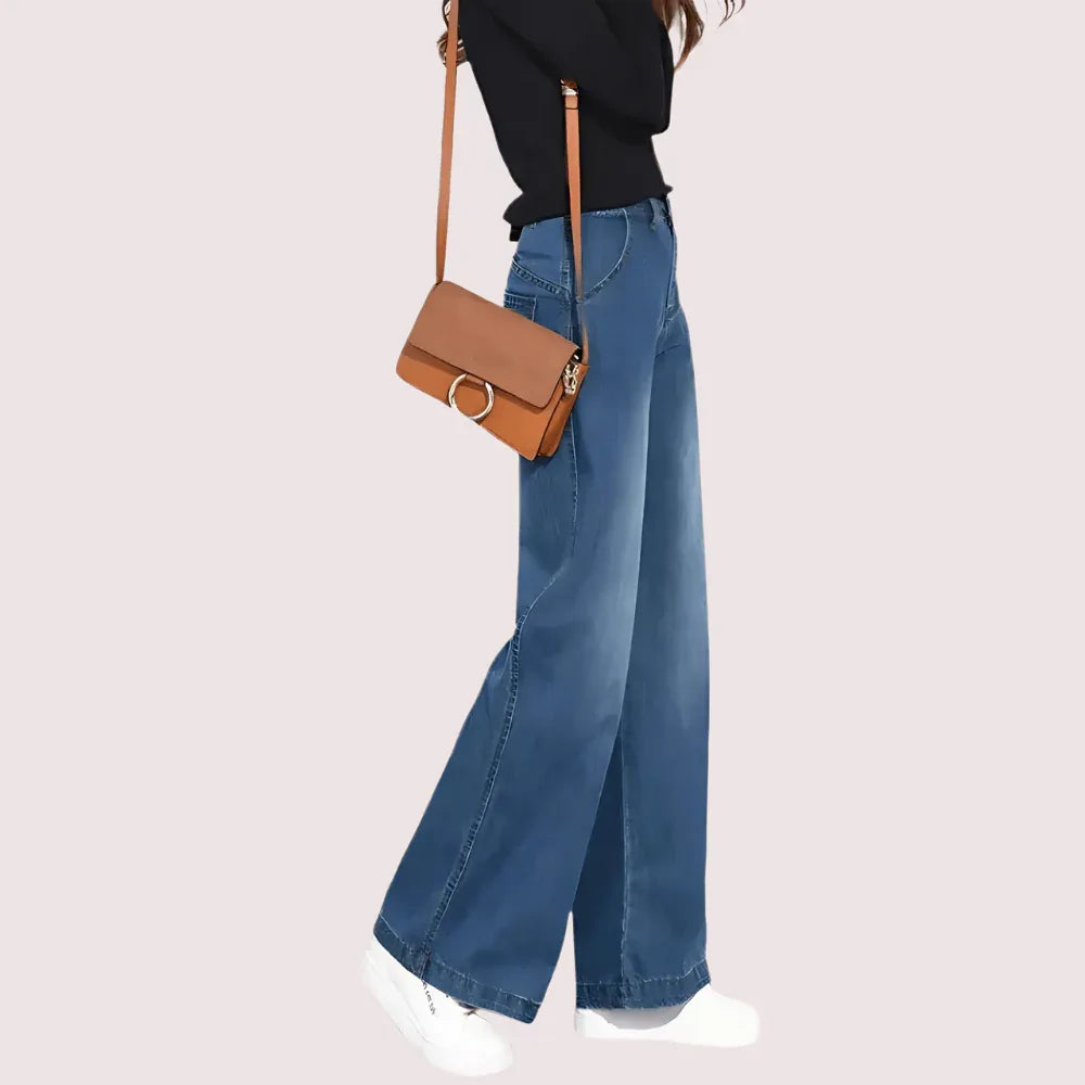 Women's Classic High Waist Wide Leg Jeans Veloura Intimate