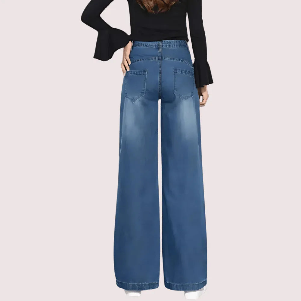 Women's Classic High Waist Wide Leg Jeans Veloura Intimate
