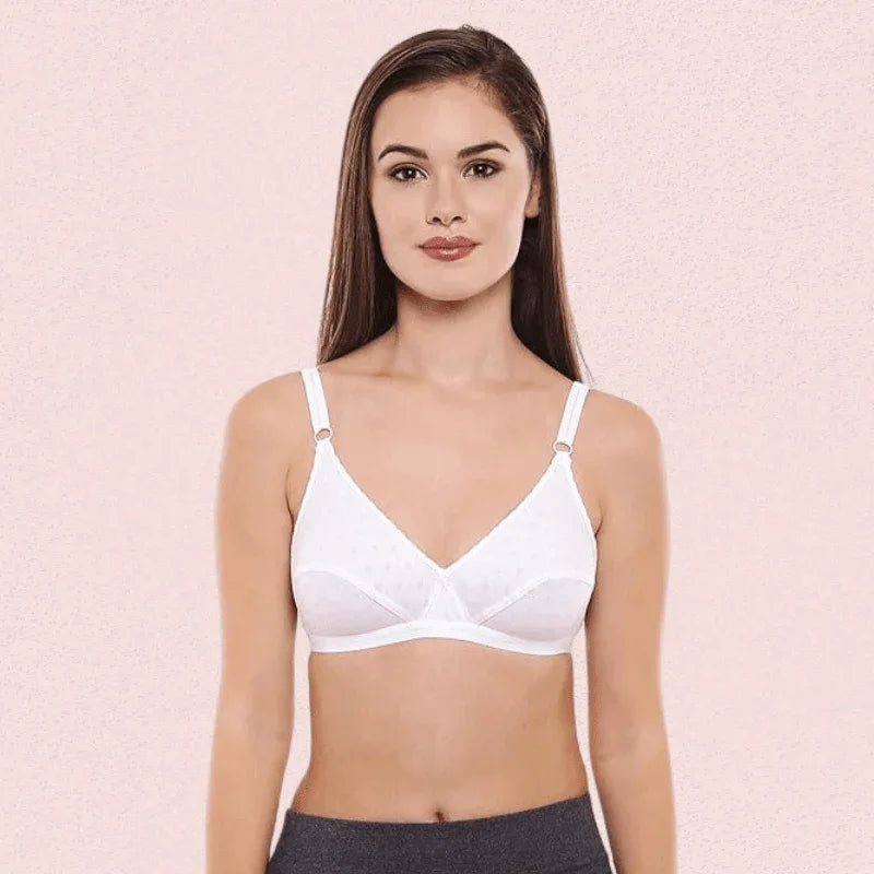 Women’s Cotton Classic Regular Bra – Pack of 2 Veloura Intimate