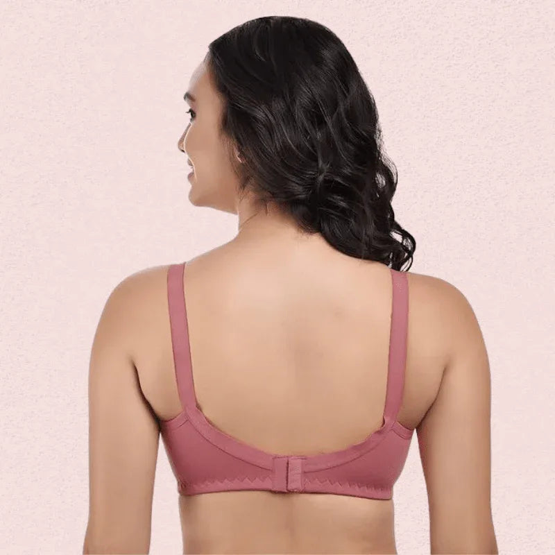 Women’s Cotton Non-Padded Wire-Free Bra Pack of 3 Veloura Intimate