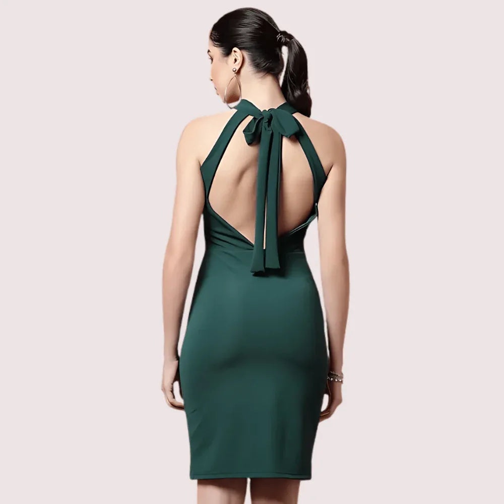 Women's Forest Green One-Piece Dress Veloura Intimate