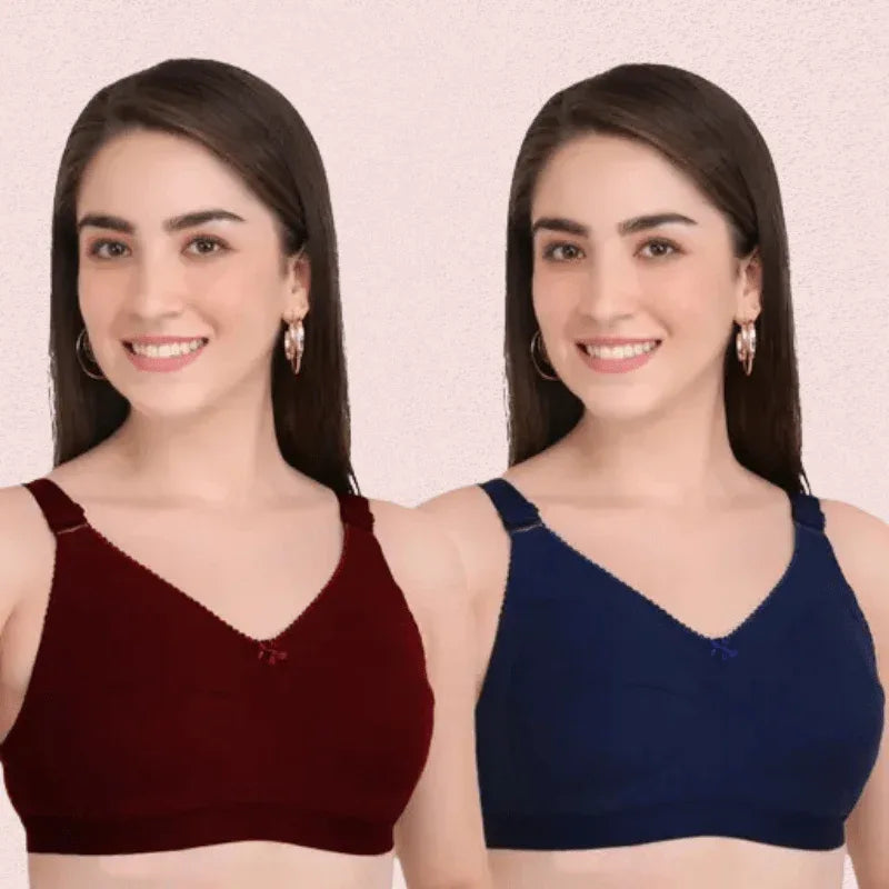 Women’s Full Coverage Daily Wear Bra Set – Pack of 2 Veloura Intimate