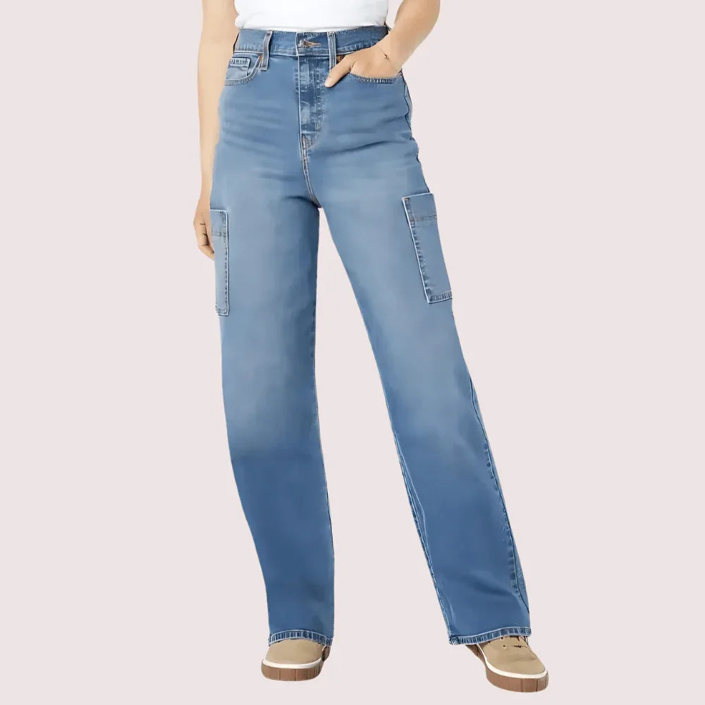 Women's Heritage Utility Loose Fit High Rise Jeans Veloura Intimate