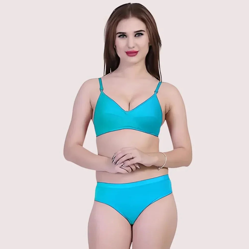 Women's Non-Padded Bra Panty Set (2 pack) Veloura Intimate