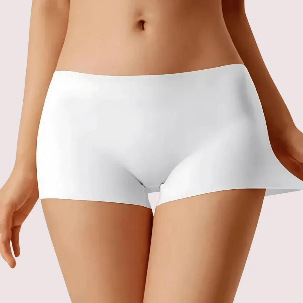 Women's Seamless Ice Silk Boyshorts Panties (4pcs) Veloura Intimate