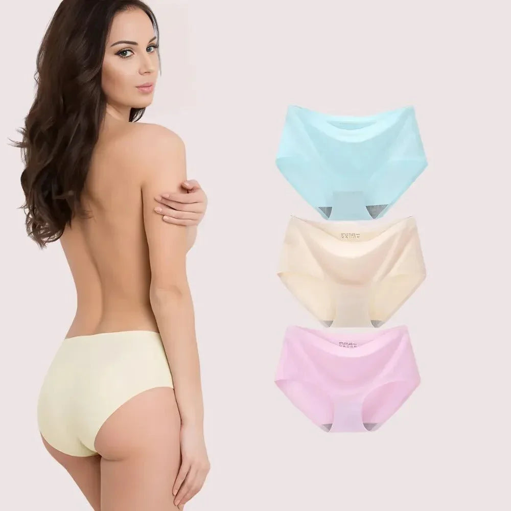 Women’s Silky Soft Seamless Panties (4 Pack) Veloura Intimate