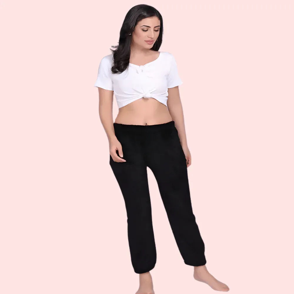 Women’s Stylish Fleece Warm Pajamas – Pack of 2 Veloura Intimate