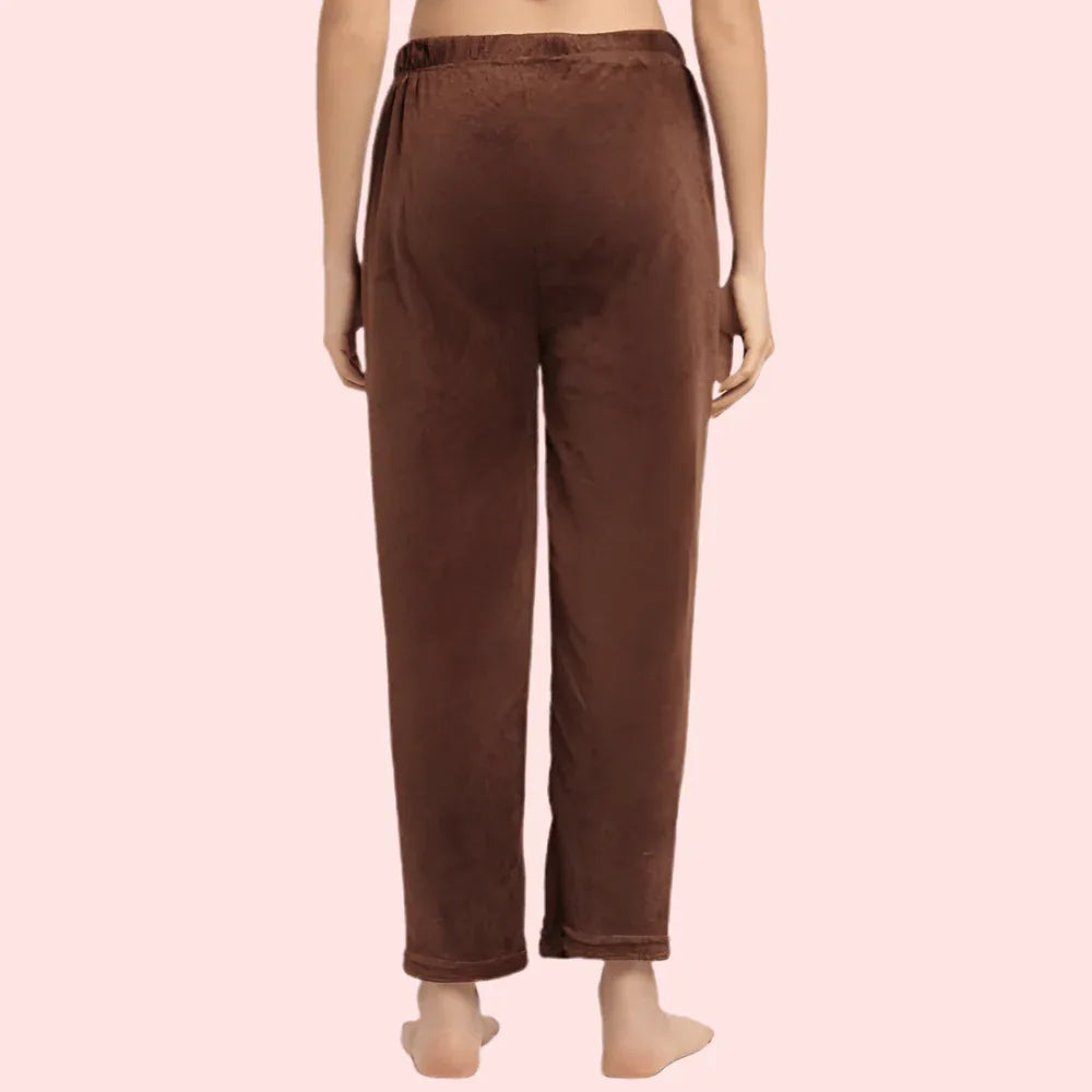 Womens Winter Cozy Warm Soft Fleece Pajama Pack of 2 Veloura Intimate