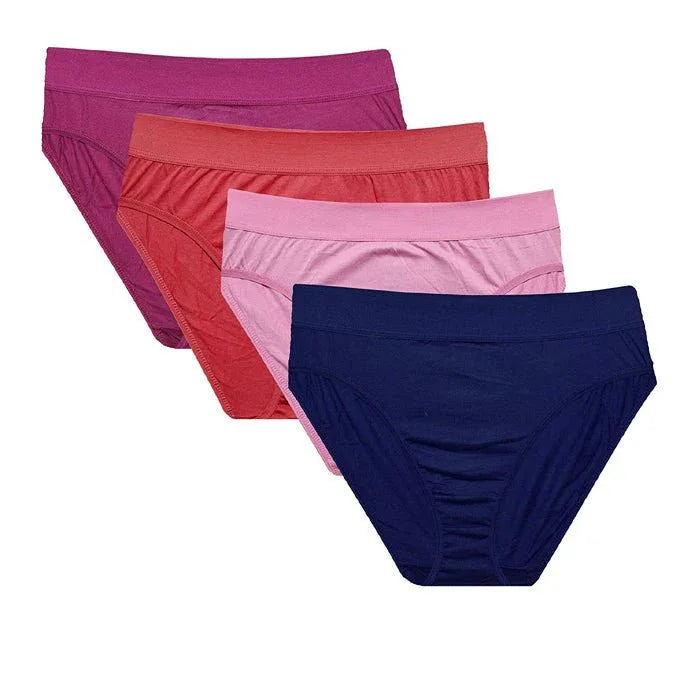 Fair Comfort Where It Counts Hi - Cut Panty, pack of 4 - Veloura Intimate